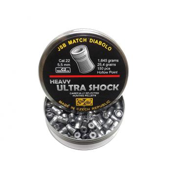JSB Ultra Shock cal .22 (5,5мм) 1.645г. (150шт.)